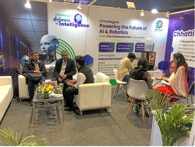 भारत मंडपम में एआई इम्पैक्ट समिट: छत्तीसगढ़ का स्टॉल बना आकर्षण केंद्र