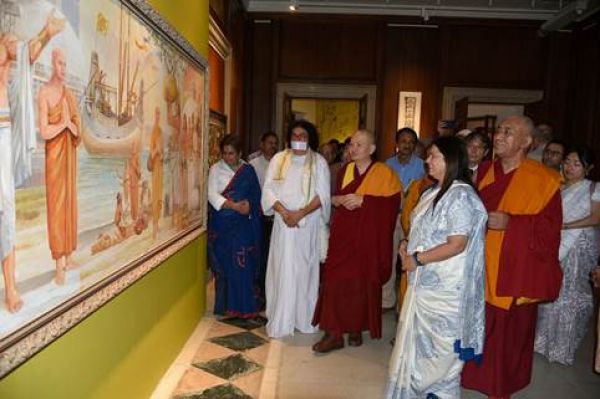 राष्ट्रीय आधुनिक कला संग्रहालय नई दिल्ली में &lsquo;बुद्धम शरणम् गच्छामी&rsquo; प्रदर्शनी का मीनाक्षी लेखी ने किया उद्घाटन