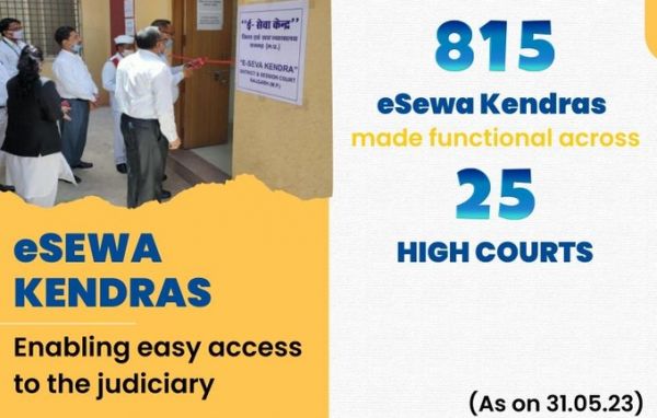 ई सेवा केंद्र - डिजिटल विभाजन को पाटना और सभी के लिए न्याय सुनिश्चित करना