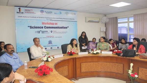 सीएसआईआर - एनआईएससीपीआर और केएएमपी ने विज्ञान संचार पर कार्यशाला का आयोजन किया