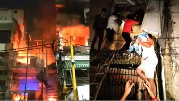 बेबी केयर सेंटर में आग लगने से 7 नवजात की मौत, दमकल की 16 गाड़ियों मौके पर 