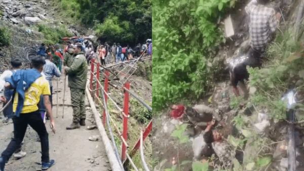केदारनाथ पैदल मार्ग पर बड़ा हादसा, लैंडस्लाइड की चपेट में आए कई लोग, दो की गई जान, तीन लोग घायल