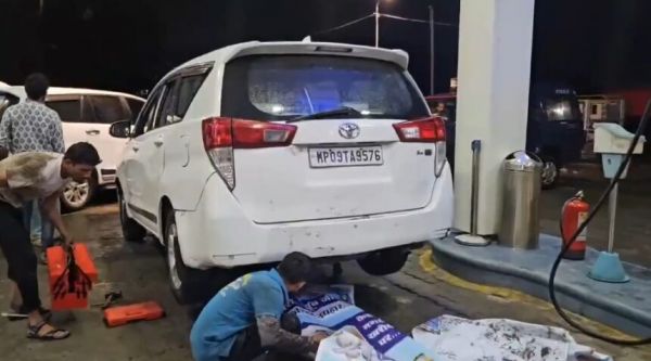 सीएम के काफिले की गाड़ियों में डीजल की जगह पानी ! मचा हड़कंप