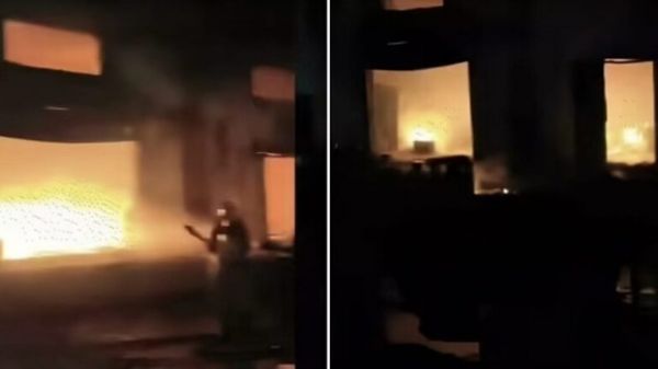 इंदौर से थिनर गोदाम में भीषण आग.... दीए से उठी चिंगारी ने लिया भयावह रूप, हादसे में दो की मौत