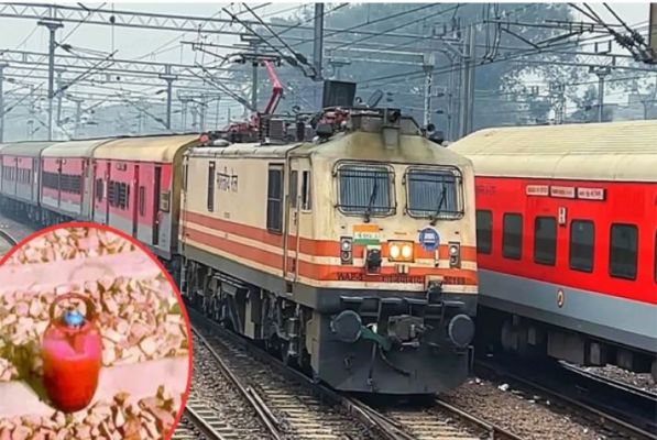 दिल्ली-हावड़ा ट्रैक पर मिला एलपीजी सिलेंडर, कैफियत एक्सप्रेस के लोको पायलट की सूझबूझ से टला बड़ा हादसा
