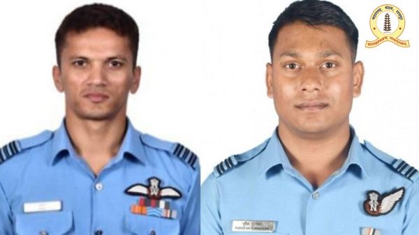 असम में वायुसेना का लड़ाकू विमान क्रैश, दो जांबाज पायलट शहीद