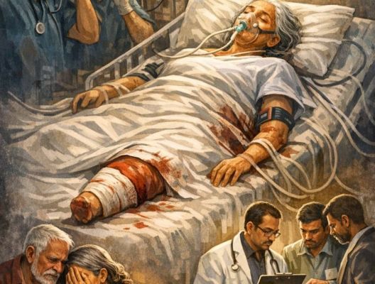 रीढ़ का ऑपरेशन होना था, पैर काट दिया सिस्टम ने: बीएचयू की लापरवाही ने ली बुजुर्ग महिला मरीज की जान