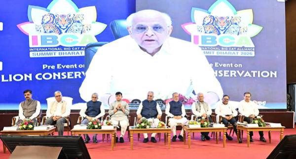 केंद्रीय पर्यावरण मंत्री भूपेंद्र यादव ने गुजरात के सासन गिर में 'लायन' स्पीशीज स्पॉटलाइट कार्यक्रम का उद्घाटन किया