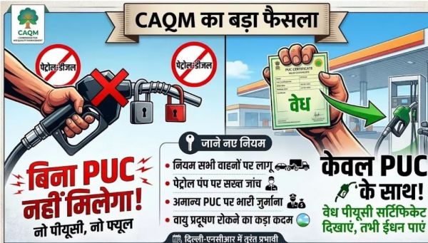 PUC खत्म तो गाड़ी भी बंद! बिना सर्टिफिकेट नहीं मिलेगा पेट्रोल-डीजल