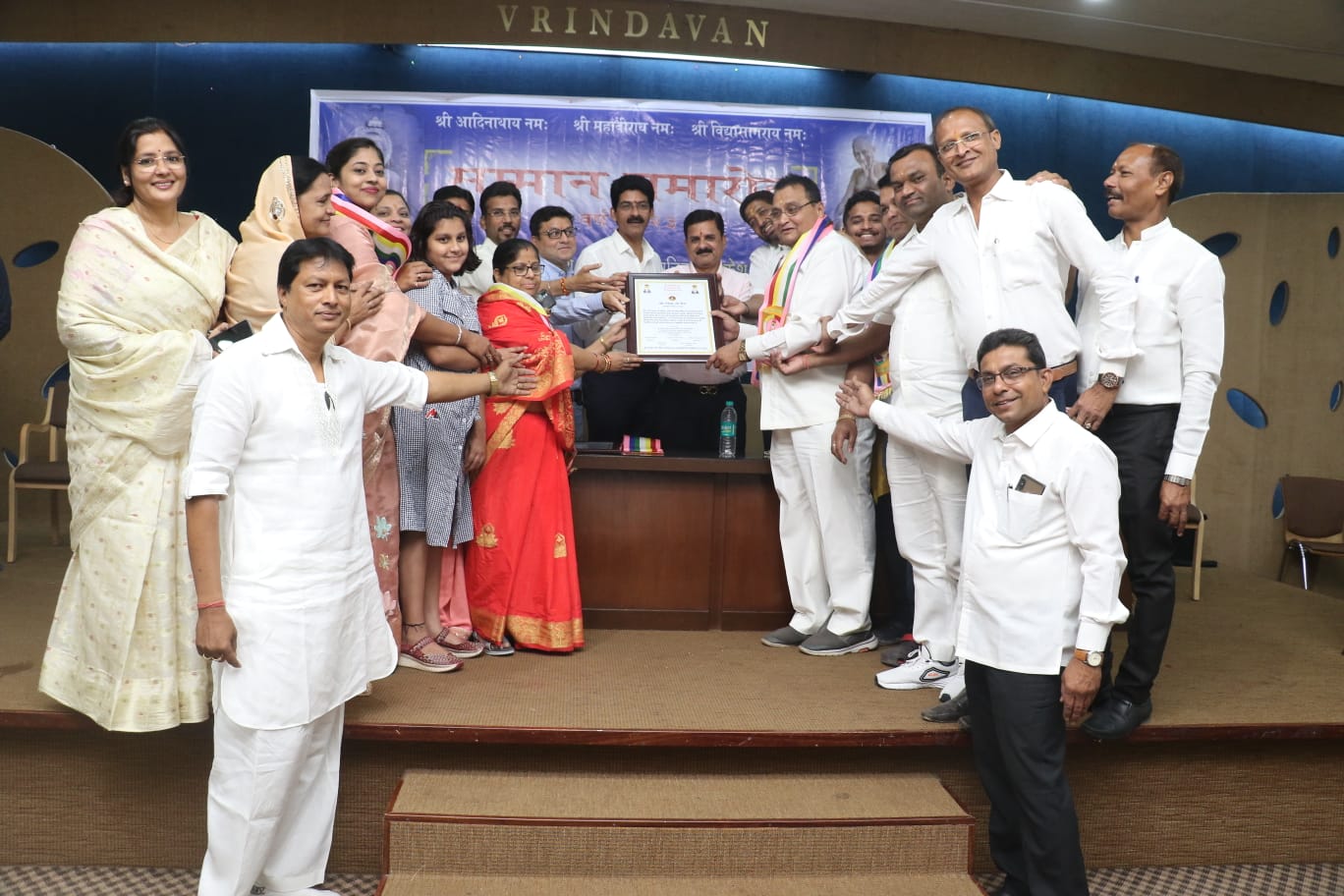 सकल जैन समाज का सम्मान समारोह हर्षोल्लास के साथ सम्पन्न