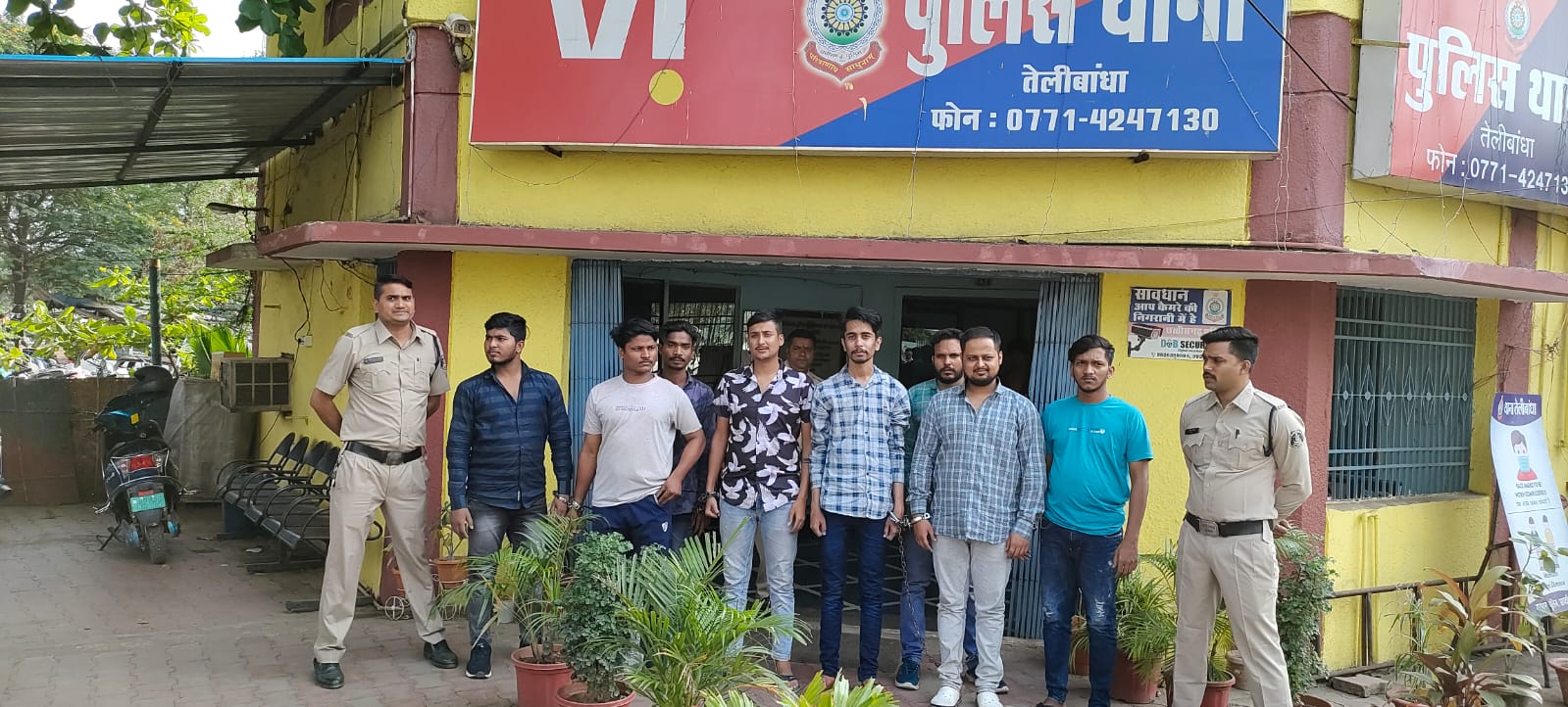 आईपीएल मैच के दौरान सट्टा संचालित करते आधा दर्जन से अधिक सटोरिये गिरफ्तार