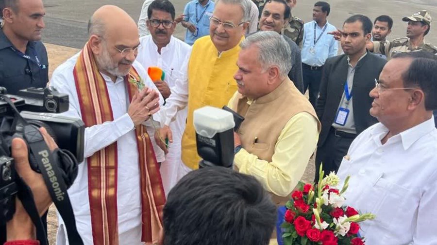 इधर माथुर को सौंपा चुनाव का जिम्मा... उधर पीएम मोदी के लौटते ही... शाह के फिर छत्तीसगढ़ आने के संकेत