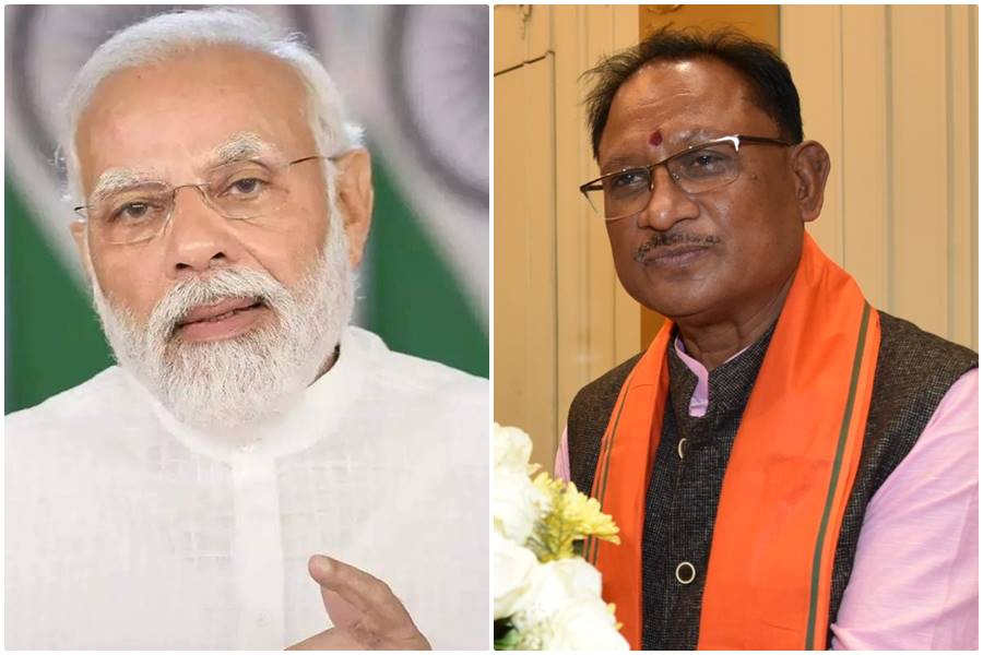 प्रधानमंत्री मोदी की उपस्थिति में छत्तीसगढ़ के नए मुख्यमंत्री विष्णु देव साय और मंत्रिमंडल के सदस्य लेंगे शपथ