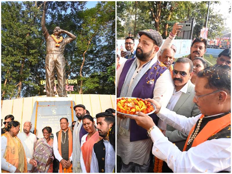 मुख्यमंत्री विष्णुदेव साय ने किया दिलीप सिंह जूदेव की प्रतिमा में माल्यार्पण... कहा जूदेव से रही गहरी आत्मीयता
