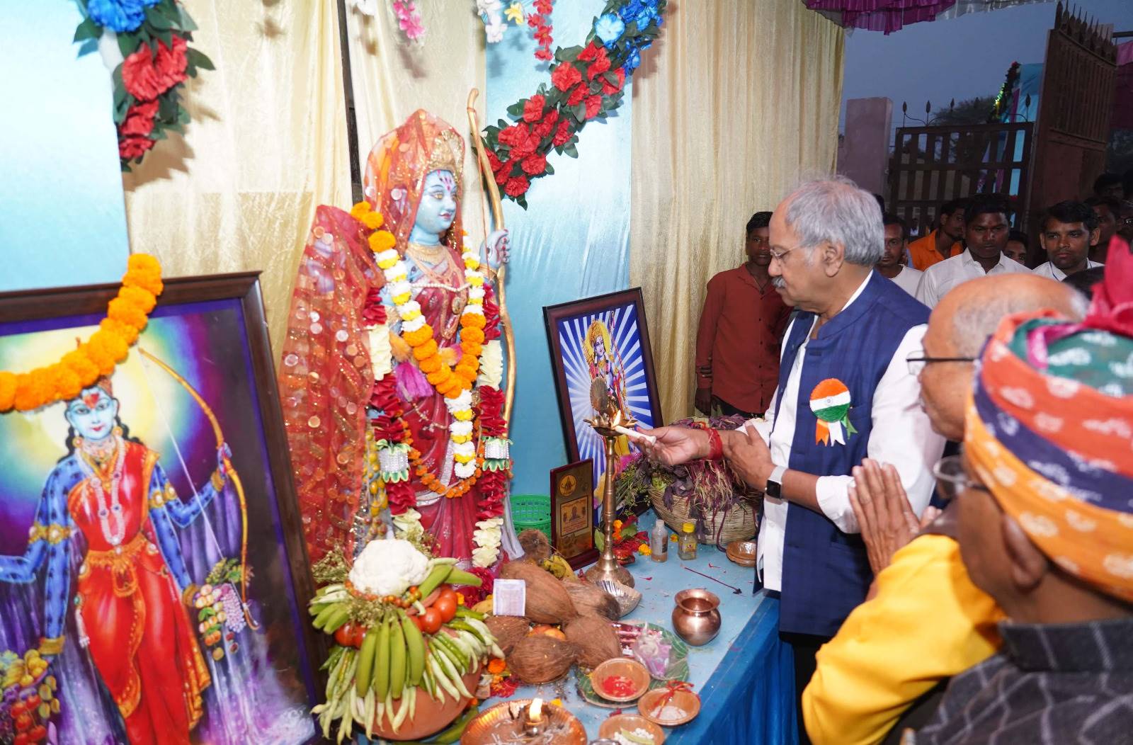 शाकम्भरी महोत्सव में शामिल हुए मंत्री बृजमोहन अग्रवाल