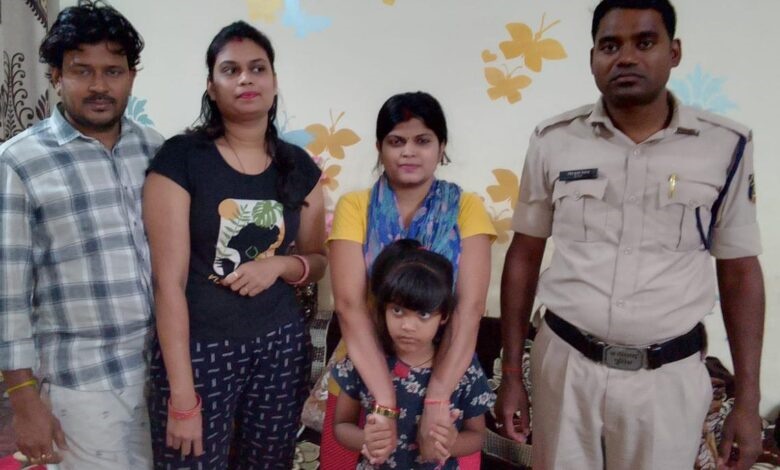 डायल 112 की त्वरित कार्यवाही से सकुशल घर पहुंची 5 वर्षीय बालिका