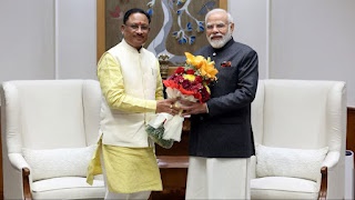नरेन्द्र मोदी को लगातार तीसरी बार प्रधानमंत्री बनने पर मुख्यमंत्री विष्णु देव साय ने दी बधाई