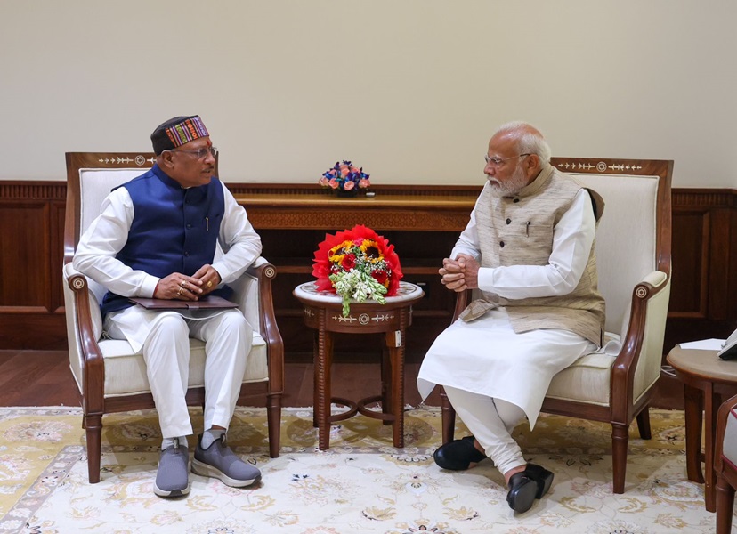 मुख्यमंत्री साय ने प्रधानमंत्री से की मुलाकात.... नियद नेल्लानार योजना की दी जानकारी