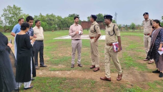 मुख्यमंत्री साय आदिवासी गोड़ समाज के कार्यक्रम में होंगे शामिल : कलेक्टर-एसपी ने किया समारोह स्थल का निरीक्षण