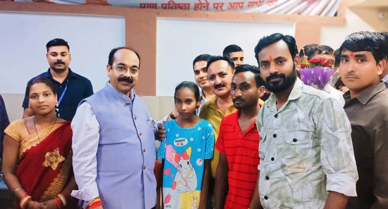 उप मुख्यमंत्री अरुण साव की पहल पर बच्ची को मिला नया जीवन : परिवार में लौटी खुशियां