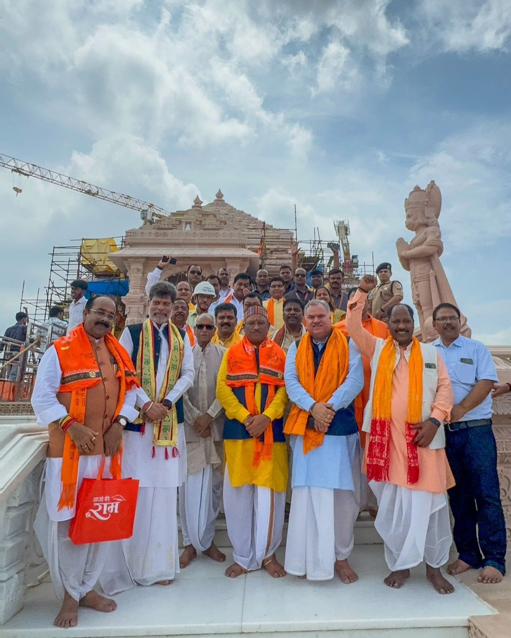 राम मंदिर में गूंजा नारा : छत्तीसगढ़ के भांचा राम, जय श्री राम, जय श्री राम