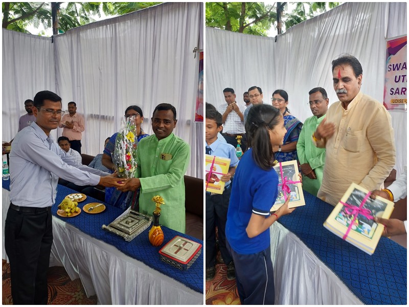 आत्मानंद स्कूल सरोना के बच्चों का सम्मान.... साइकिल और पुस्तक वितरण भी