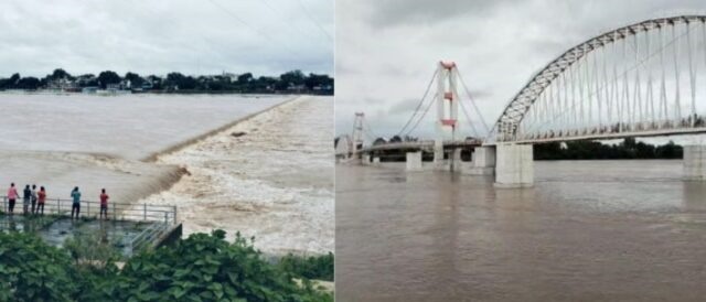 राजिम का त्रिवेणी संगम पूरी तरह से लबालब : प्रशासन ने लोगों से की खास अपील