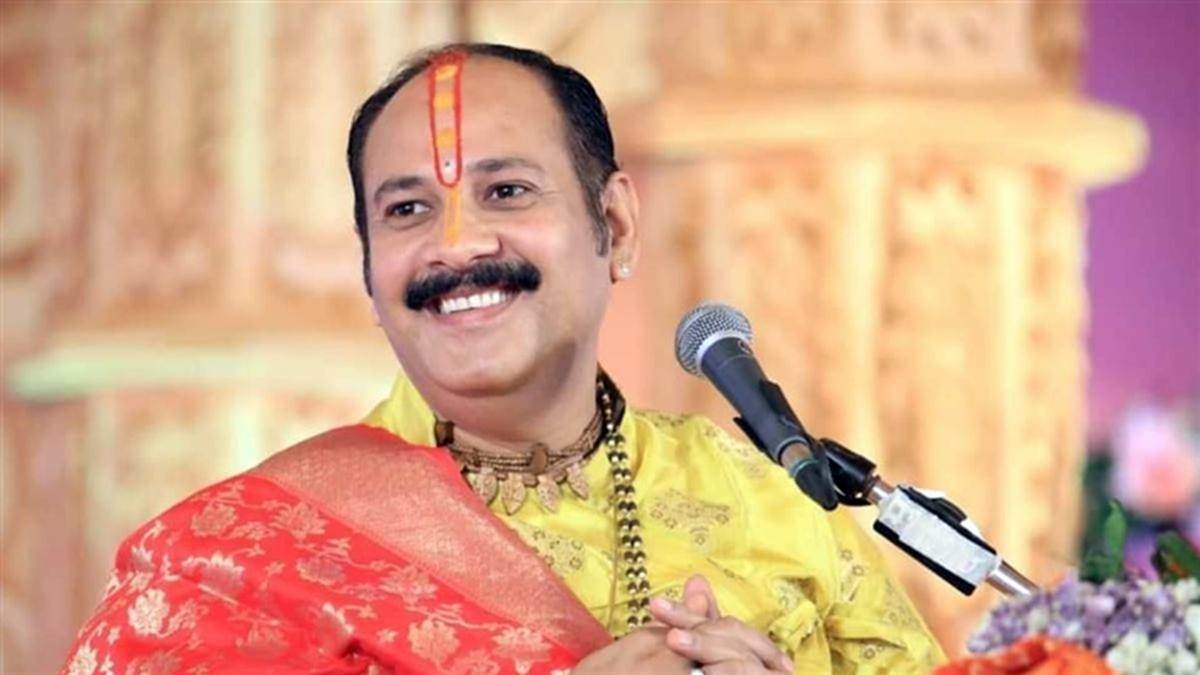 पंडित प्रदीप मिश्रा की श्री शिव महापुराण कथा की तैयारी युद्धस्तर पर : ग्राम गनौद मे