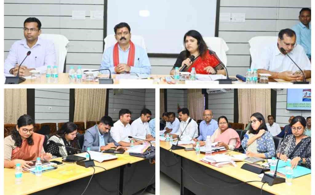 डिप्टी सीएम विजय शर्मा ने सभी जिला पंचायत के मुख्य कार्यपालन अधिकारी (सीईओ) की बैठक ली