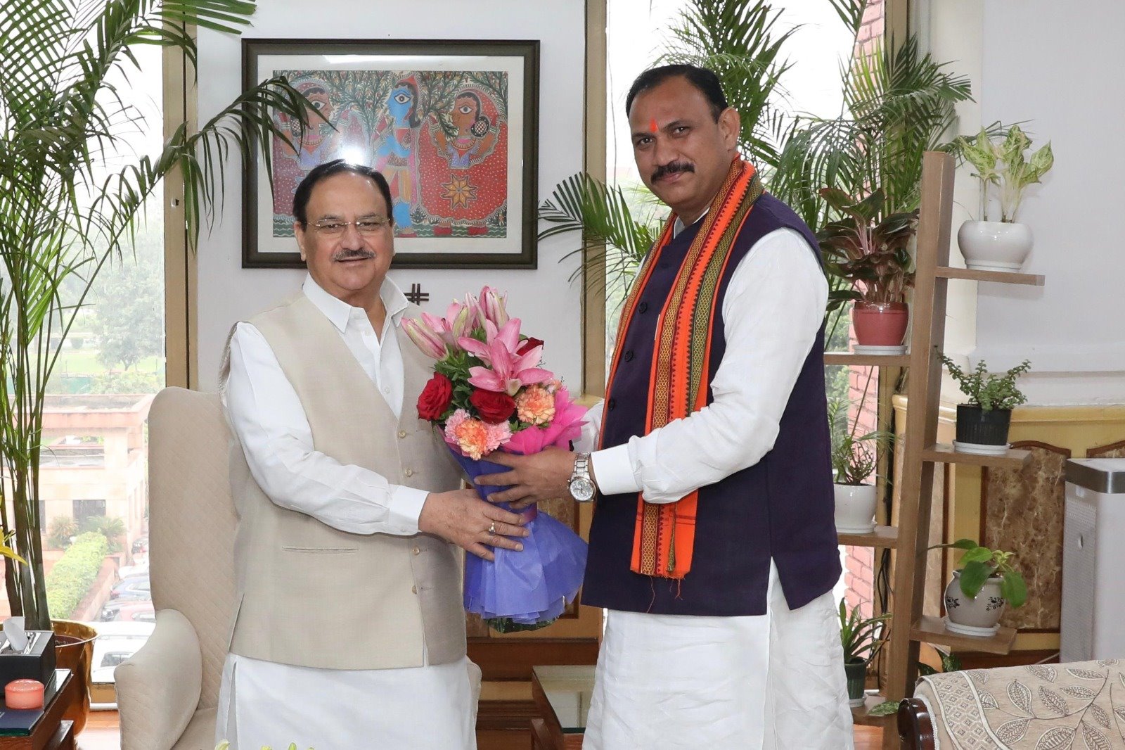 केंद्रीय मंत्री से छत्तीसगढ़ के चार नये मेडिकल कालेज के लिए 60 फीसद केंद्राश की मांग