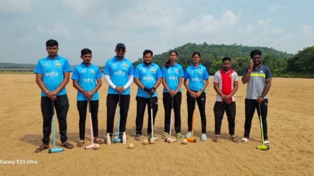 भारतीय वुड बॉल टीम के खिलाड़ियों ने गरियाबंद के पैरी नदी के रेत में 5 दिन तक अभ्यास किया 