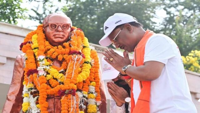 रायपुर में संविधान पदयात्रा : अपने अधिकारों के प्रति जागरूक होने का संदेश  