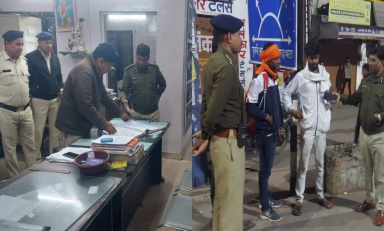 देर रात SSP निकले सड़कों पर.... नाईट चेकिंग में कई फंसे