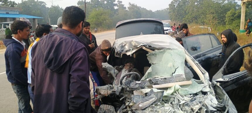 संडे बना ब्लैड डेः सड़क हादसे में रायपुर के 5 युवकों की दर्दनाक मौत... गाड़ी काटकर निकाले गए शव