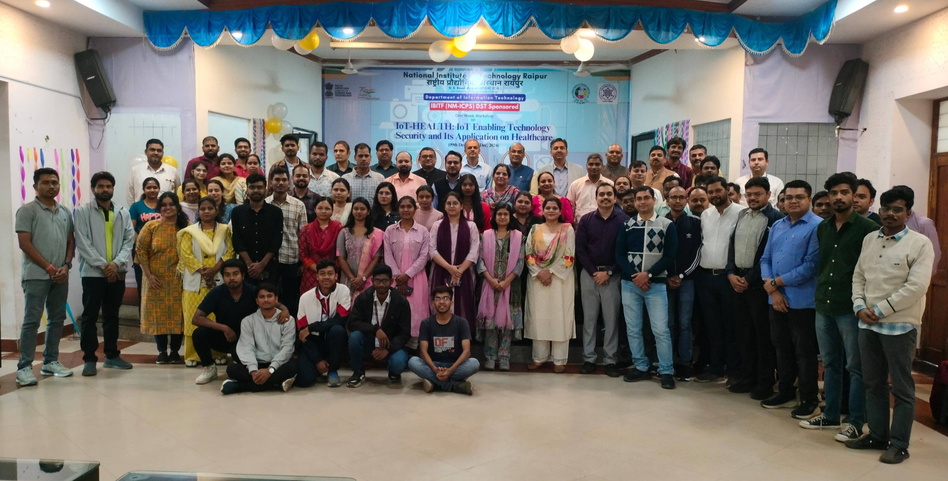 NIT  रायपुर में एनबलिंग टेक्नोलॉजी, सिक्योरिटी एंड इट्स एप्लिकेशन ऑन हेल्थकेयर पर कार्यशाला
