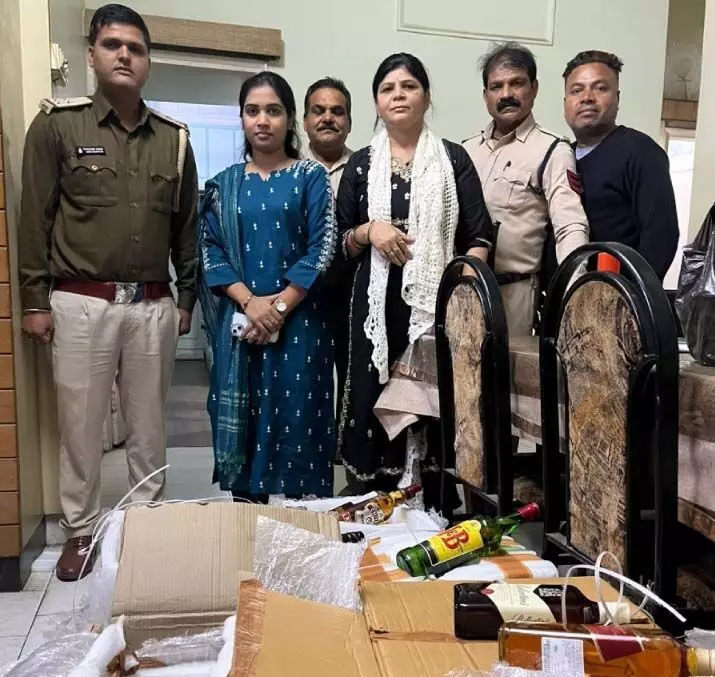 आबकारी विभाग ने मारा छापा&hellip; जब्त की लाखों की शराब