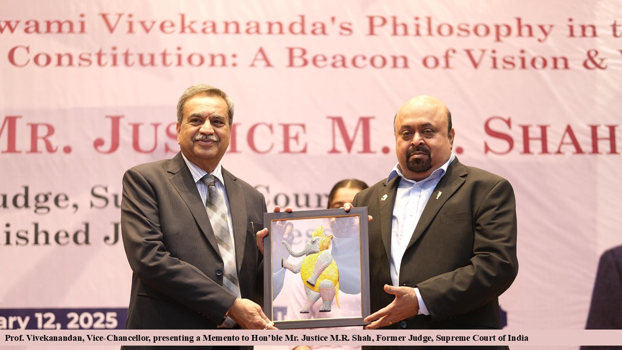 स्वामी विवेकानंद के आदर्शों को आत्मसात करना ही सच्&zwj;ची श्रद्धांजलि होगीः न्यायमूर्ति एमआर शाह