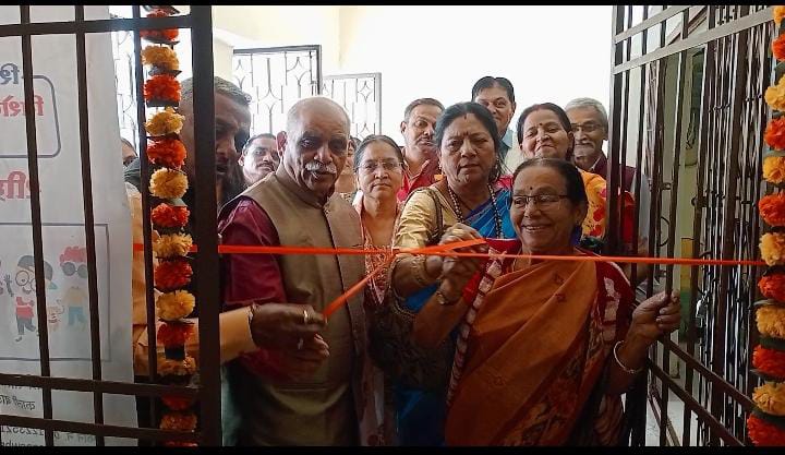 दिव्यांग बच्चों के लिए प्री प्राइमरी स्कूल " शिक्षा का मंदिर"  के नए भवन का उद्घाटन