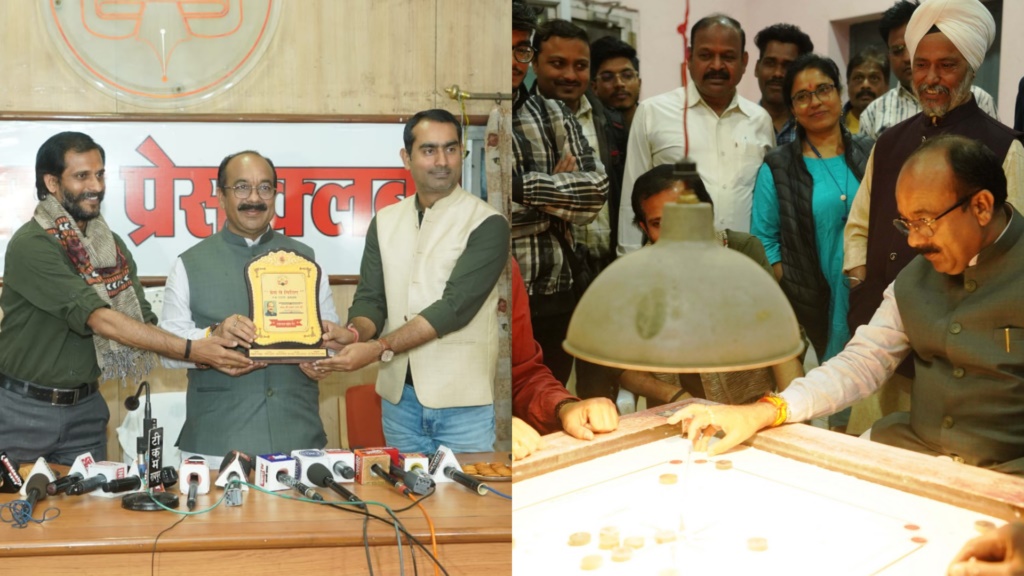 उप मुख्यमंत्री साव रायपुर प्रेस क्लब के &lsquo;प्रेस से मिलिए&rsquo; कार्यक्रम में शामिल हुए 