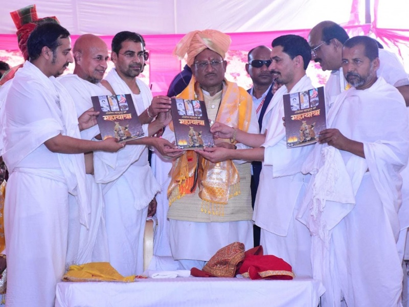 संत शिरोमणि आचार्य श्री विद्यासागर जी महाराज आध्यात्मिक चेतना के पुंज : मुख्यमंत्री विष्णु देव साय