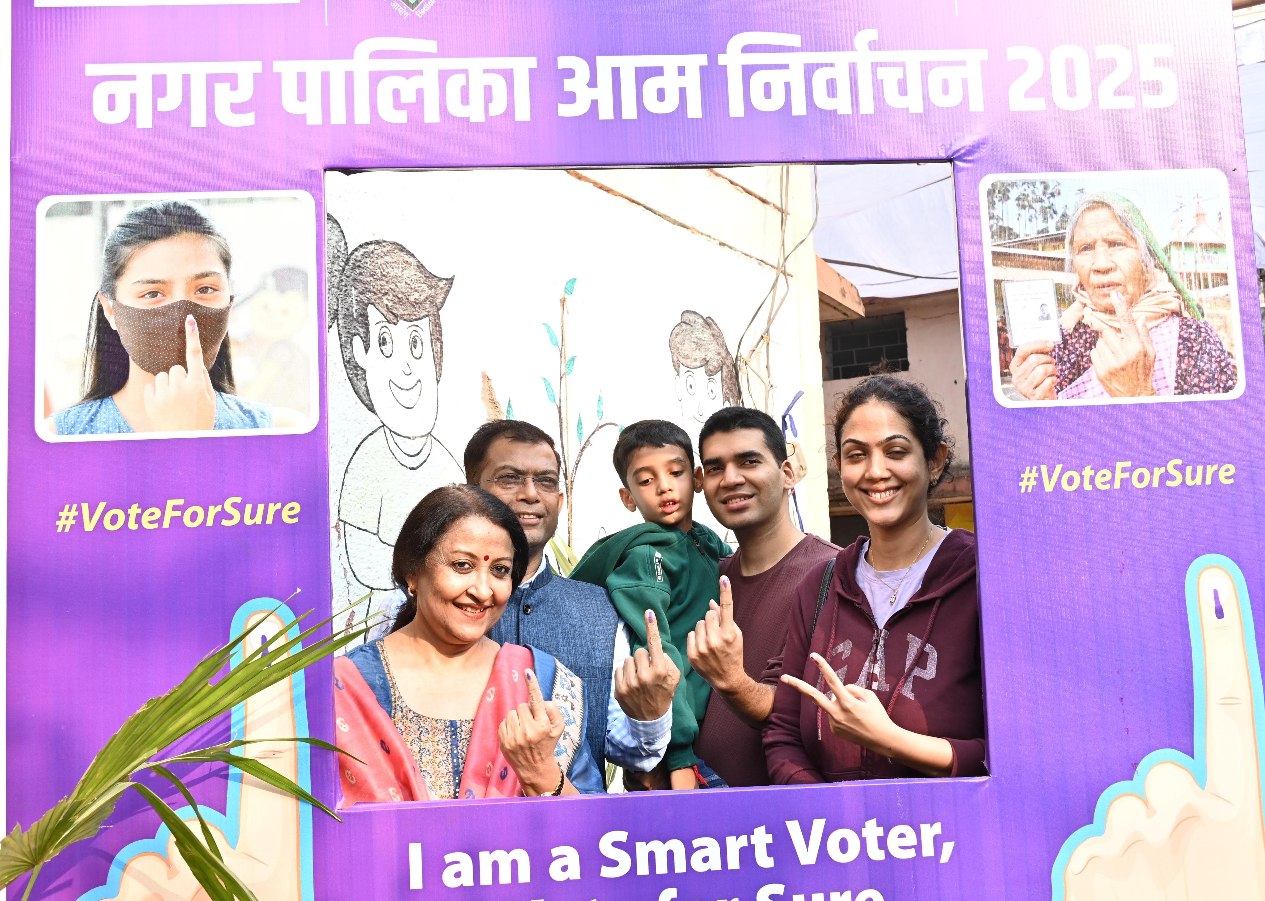निकाय चुनाव 2025: प्रदेश के 10 नगर निगमों में मतदान जारी, महिला मतदाताओं की अहम भूमिका