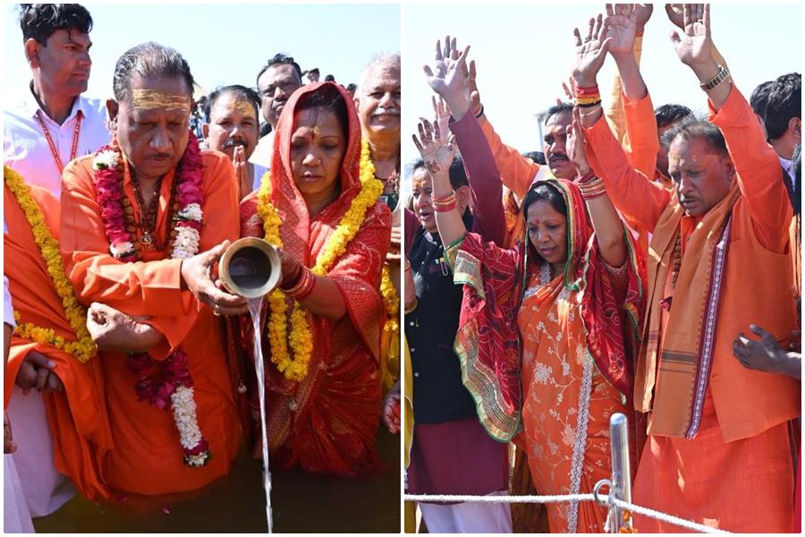 प्रयागराज महाकुंभ 2025: मुख्यमंत्री विष्णु देव साय ने त्रिवेणी संगम में किया पुण्य स्नान, प्रदेशवासियों की सुख-समृद्धि की कामना की
