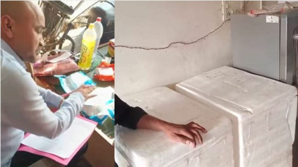 खाद्य विभाग ने फिर पकड़ी नकली पनीर, सैंपल लेकर अफसरों ने किया सील