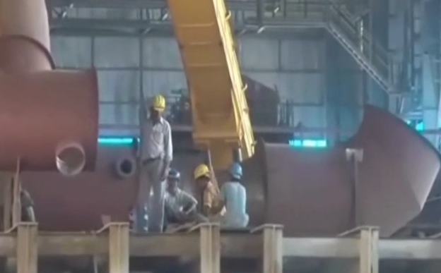  भिलाई स्टील प्लांट में गैस पाइपलाइन में आग, एक मजदूर घायल