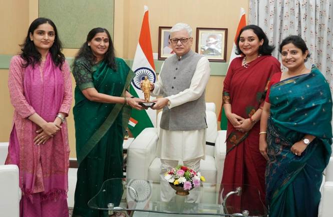 मिशन कर्मयोगी टीम ने तेलंगाना के राज्यपाल और राज्य सरकार के मुख्य सचिव से की मुलाकात