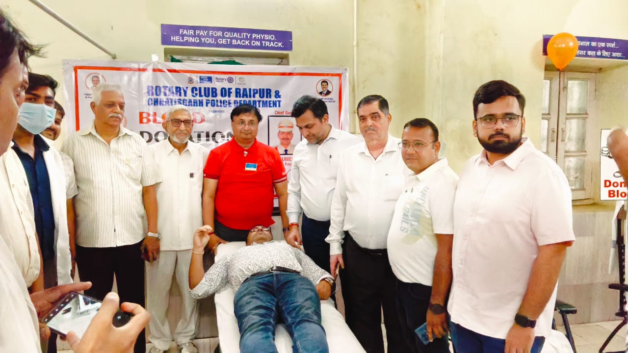 रक्तदान शिविर से लाभांवित होंगे थैलेसीमिया पीड़ित और पुलिसकर्मी