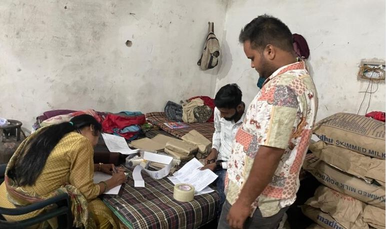 नकली पनीर फैक्ट्री का भंडाफोड़