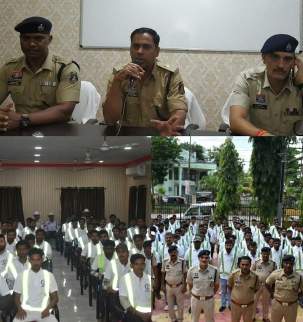 गणेशोत्सव पर्व पर भीड़भाड़ क्षेत्र में यातायात पुलिस के साथ यातायात व्यवस्था संभालेंगे 96 पुलिस मितान 