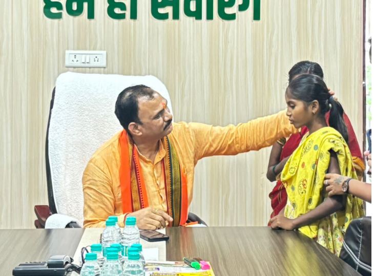 पापा, मैं ठीक हो जाऊंगी ना &ndash; दिल की बीमारी से जूझ रही मासूम शांभवी गुरला का सवाल, स्वास्थ्य मंत्री ने दिया इलाज का भरोसा