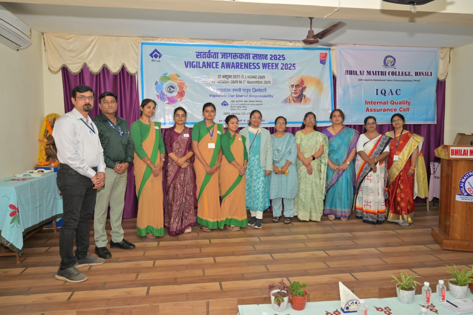 बीएसपी की पहल, कॉलेज स्टूडेंट्स ने 'सतर्कता-साझा जिम्मेदारी' पर दिए सशक्त भाषण